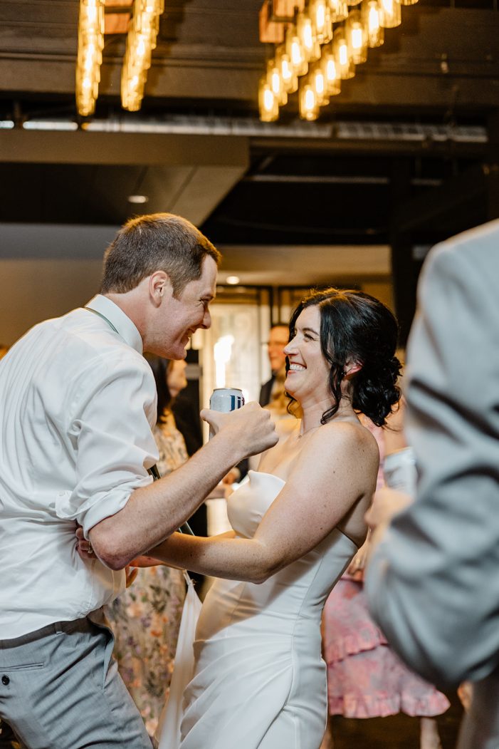bride and groom dance
