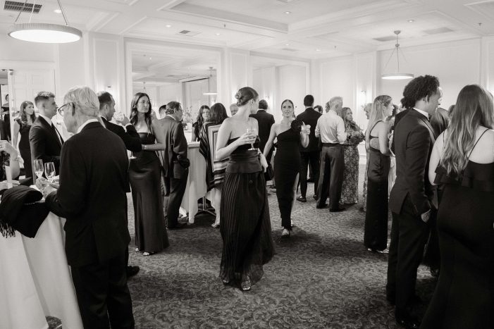 cocktail hour woman looking behind her seattle tennis club photographer