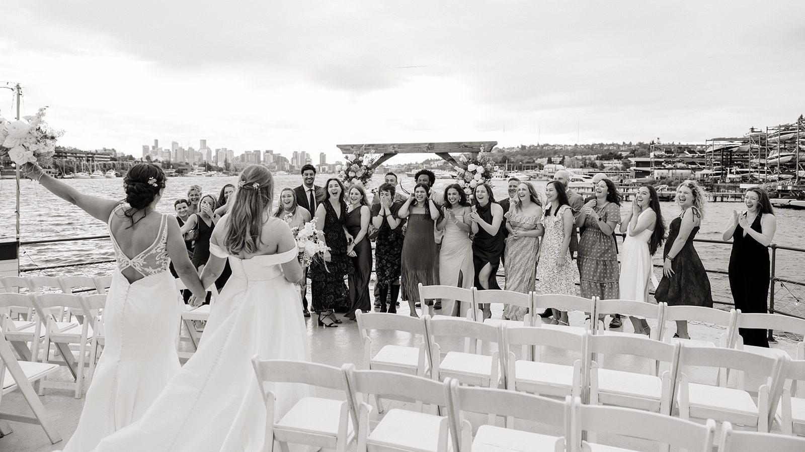 brides on mv skansonia