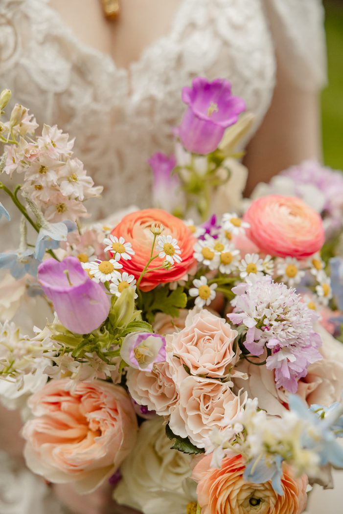 close on flowers
