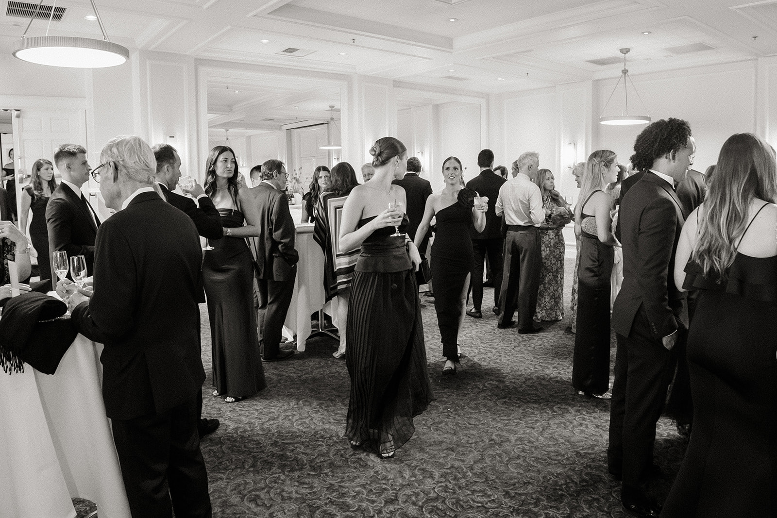 group of people in a room