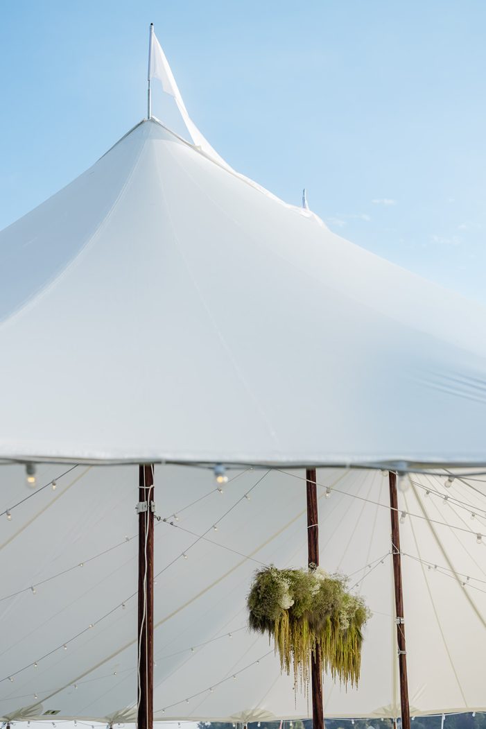 white sail tent