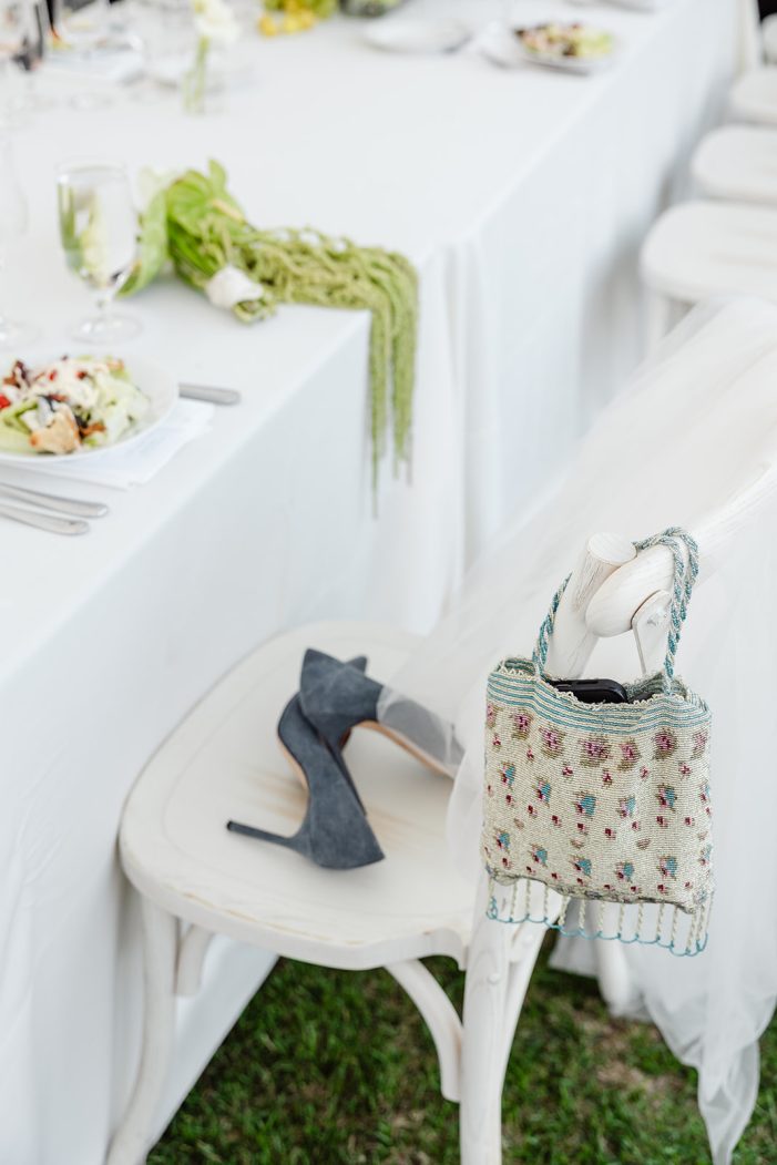 shoes on a chair