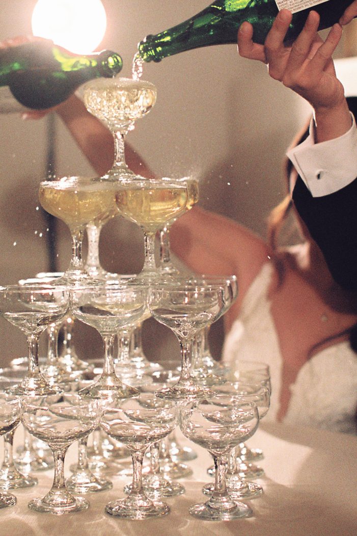 champagne tower