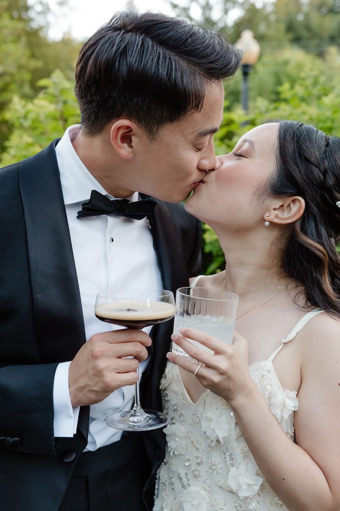 bride inside columbia winery