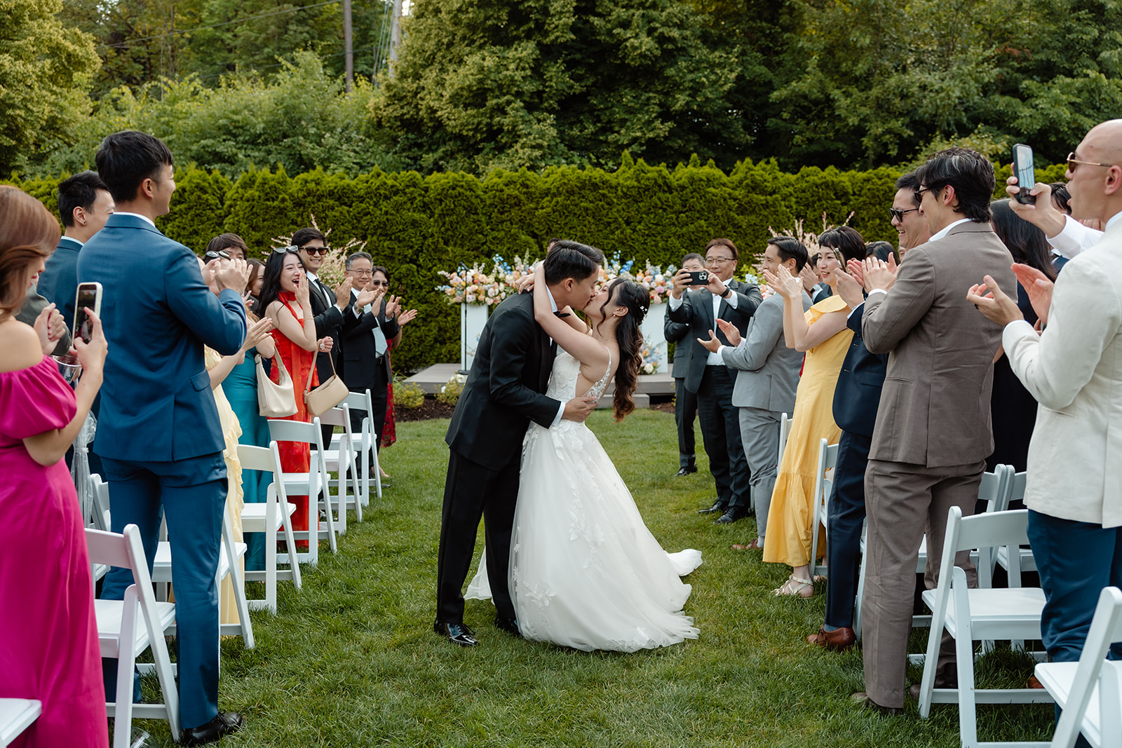 ceremony at columbia winery 