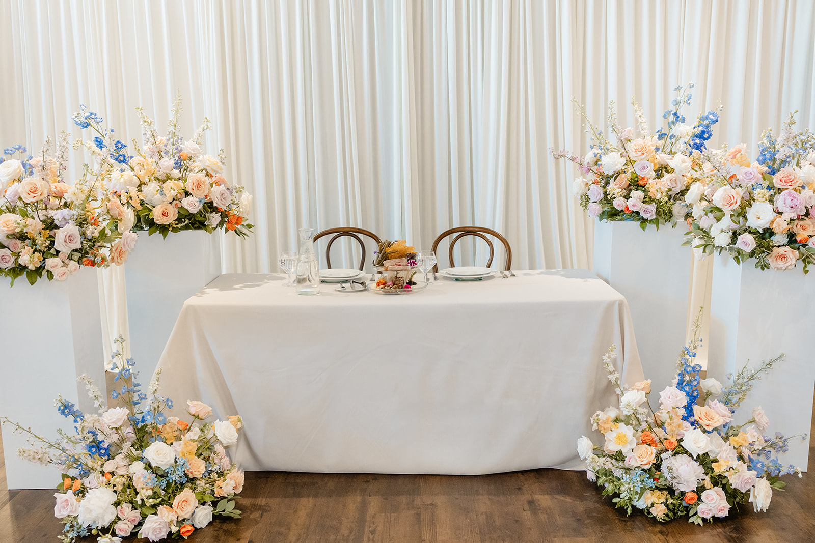 reception space at columbia