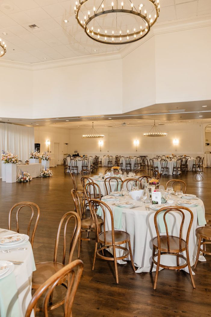 reception space at columbia