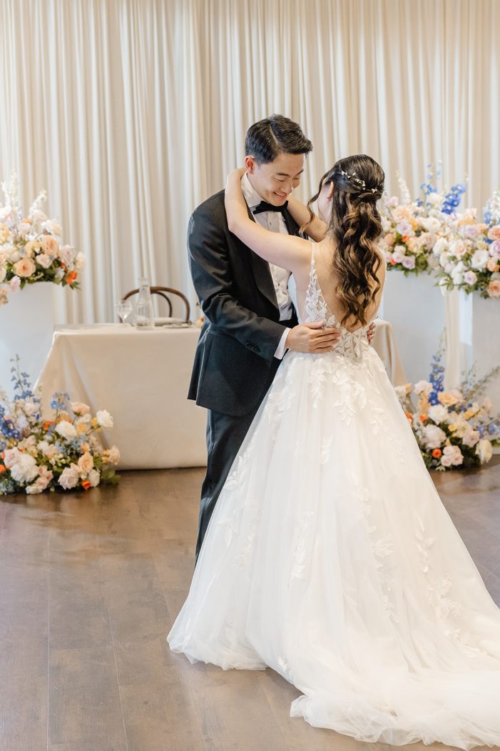 first dance at columbia winery