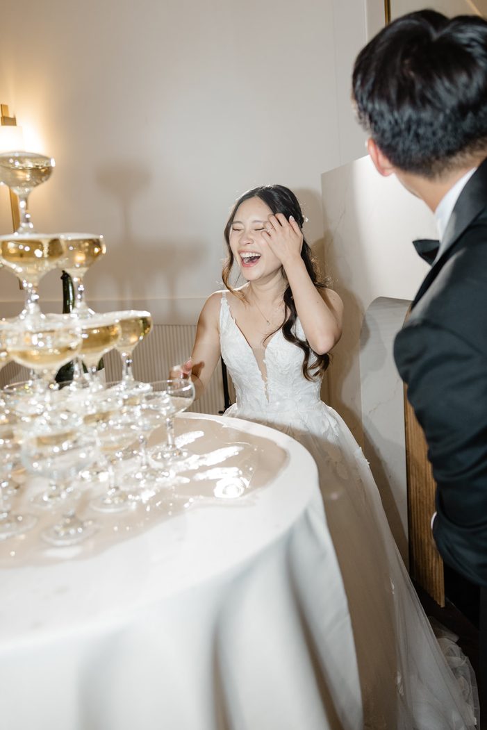 champagne tower